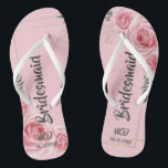 Dusty Rose Gold Crystal Floral Bridesmaid Gefallen Badesandalen<br><div class="desc">Sie werden diese rosa Kraft Papier Textur Hintergrund mit staubigen Rose Aquarellfloralen goldenen Rahmen mit Kristallen Liebe. Ideal für Ihre Hochzeitsfeier!</div>