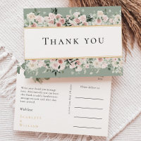 Dusty Rose Gold Sage Vintage Wedding Vielen Dank