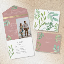 Dusty Rose Greenerity Wedding