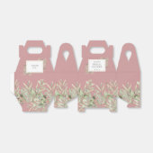 Dusty Rose Greenery Brautparty Gefallen Box Geschenkschachtel (Ungefaltet)