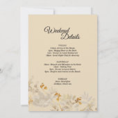 Dusty Rose Herbst Boho Bachelorette Wochenende Inv Einladung (Rückseite)