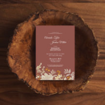 Dusty Rose Herbst Boho Hochzeitempfang