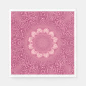 Dusty Rose Imitate Tulle Design Serviette (Vorderseite)
