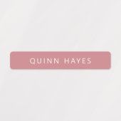 Dusty Rose Jade Name Etiketten (Design 1)