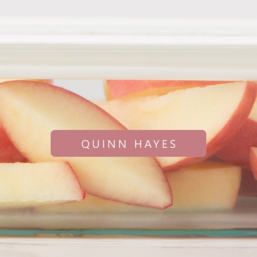 Dusty Rose Jade Name Etiketten (Befestigt)