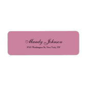 Dusty Rose Klassisches Style Script Creative Schli (Vorne)