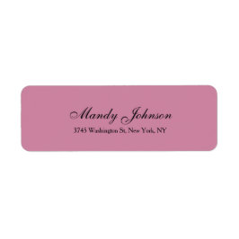 Dusty Rose Klassisches Style Script Creative Schli