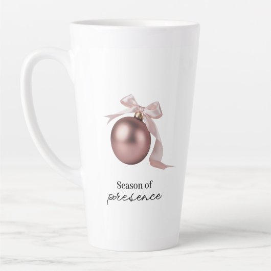 DUSTY ROSE LATTE MUG FOR CHIC HOLIDAY MILCHTASSE (Links)