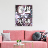 Dusty Rose Liebe Buchstaben Foto Leinwand (Insitu (Wohnzimmer))