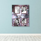 Dusty Rose Liebe Buchstaben Foto Leinwand (Insitu (Holzboden))