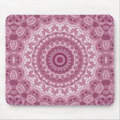 Dusty Rose Mandala Pattern Design Mousepad (Vorne)