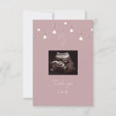 Dusty Rose mein 1. Dankeschön Card Funny Dankeskarte (Vorderseite)