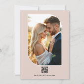 Dusty Rose, Merlot & Antique Gold Floral Wedding Einladung (Rückseite)