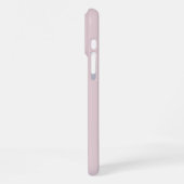 Dusty-Rose mit heller Soft-Dusty-Farbe Rosa iPhone Hülle (Linke Seite)