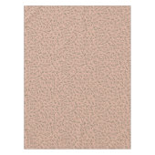 Dusty Rose Modern Farmhouse Daisy Buds Pattern Tischdecke (Vorderseite)