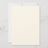 Dusty Rose Painterly Whimsy Wedding Einladung (Rückseite)