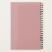 Dusty Rose Personal Weekly Planer (Rückseite)