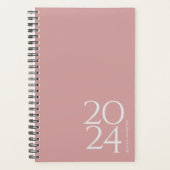Dusty Rose Personal Weekly Planer (Vorderseite)