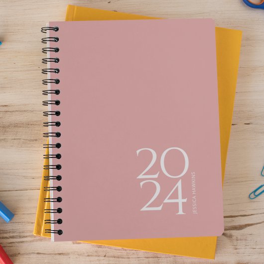 Dusty Rose Personal Weekly Planer