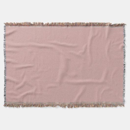 Dusty Rose Personalisiert Cosy Zuhause Blanket Decke (Vorderseite)