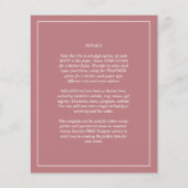 Dusty Rose Pink All-in-1 Hochzeit mit UAWG (Rückseite)