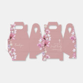 Dusty Rose Pink Floral Erste Heilige Kommune Geschenkschachtel (Ungefaltet)