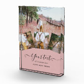 Dusty Rose Pink Newlyweds Wedding FOTO Gift (Rechts)