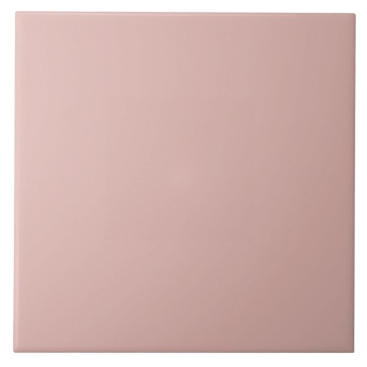 Dusty Rose Pink Solid Trend Hintergrund Fliese (Vorderseite)