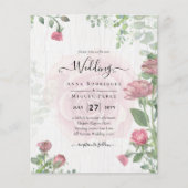 Dusty Rose Pink Wedding (Vorderseite)
