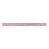 Dusty Rose Pink Wedding Vintag Botanisch Satinband (Vorderseite)