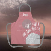 Dusty Rose Romantische Minimalistische Schürze