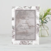 Dusty Rose Rosa Brautparty Ankündigung (Stehend Vorderseite)