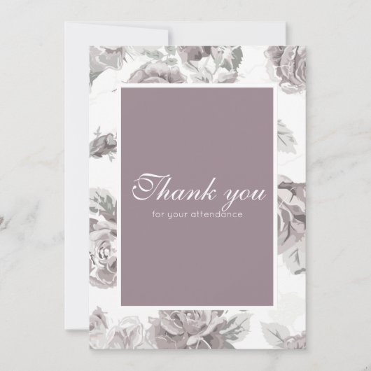 Dusty Rose rosa Verlobungsparty danke (Vorderseite)