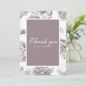 Dusty Rose rosa Verlobungsparty danke (Stehend Vorderseite)