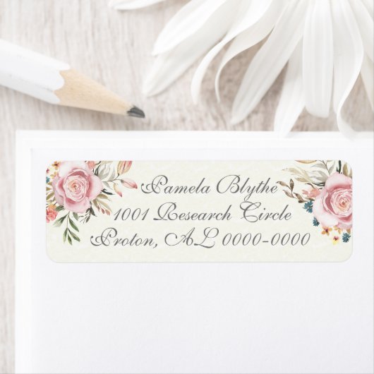 Dusty Rose Rücksendeadresse (Insitu)