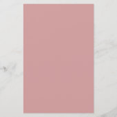 Dusty Rose Script Guest Wedding Weekend Program (Rückseite)