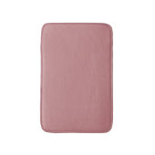 Dusty Rose Solid Color Badematte (Vorderseite Vertikal)