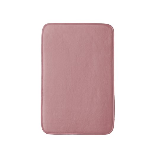 Dusty Rose Solid Color Badematte (Vorderseite Vertikal)