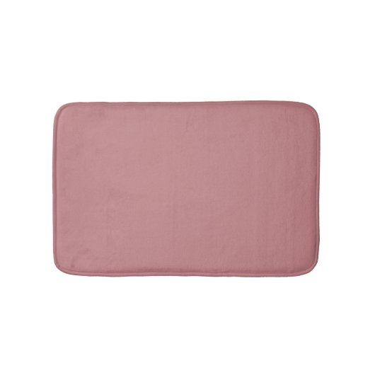 Dusty Rose Solid Color Badematte (Vorderseite)