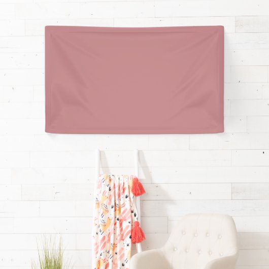 Dusty Rose Solid Color Banner (Insitu)