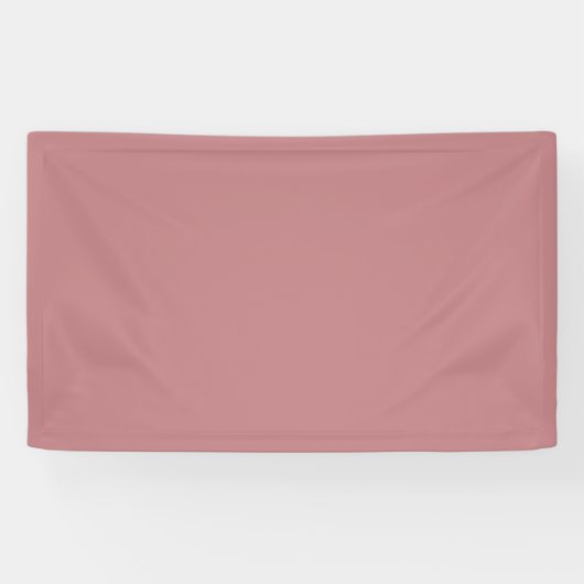 Dusty Rose Solid Color Banner (Horizontal)