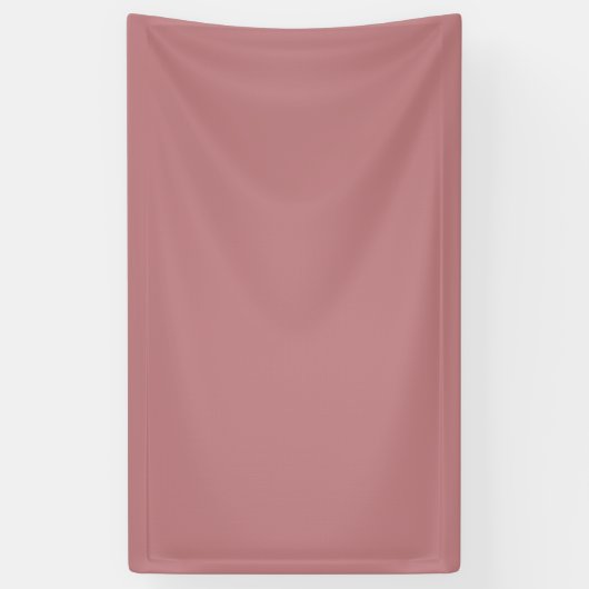 Dusty Rose Solid Color Banner (Vertikal)