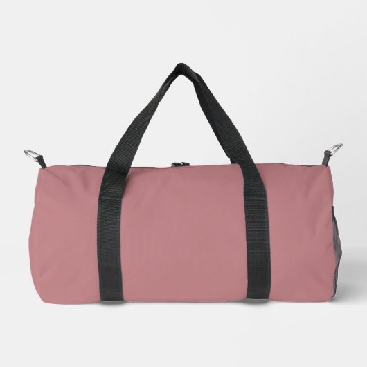 Dusty Rose Solid Color Duffle Bag (Vorderseite)