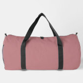 Dusty Rose Solid Color Duffle Bag (Rückseite)