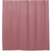 Dusty Rose Solid Color Duschvorhang (Vorderseite)