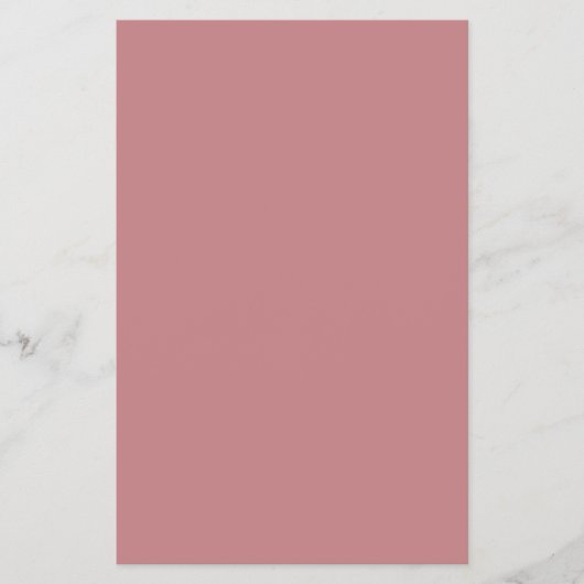 Dusty Rose Solid Color Flyer (Vorne)