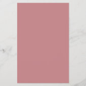 Dusty Rose Solid Color Flyer (Hinten)