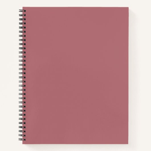 Dusty Rose Solid Color Notizblock (Vorderseite)