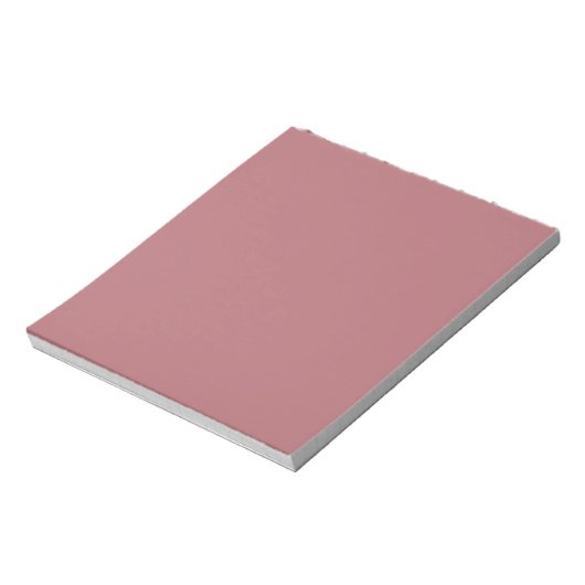 Dusty Rose Solid Color Notizblock (Rotiert)