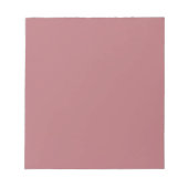 Dusty Rose Solid Color Notizblock (Vorderseite)